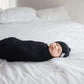 Copper Pearl Baby Beanie Hat Top Knot Stretchy Sof Midnight