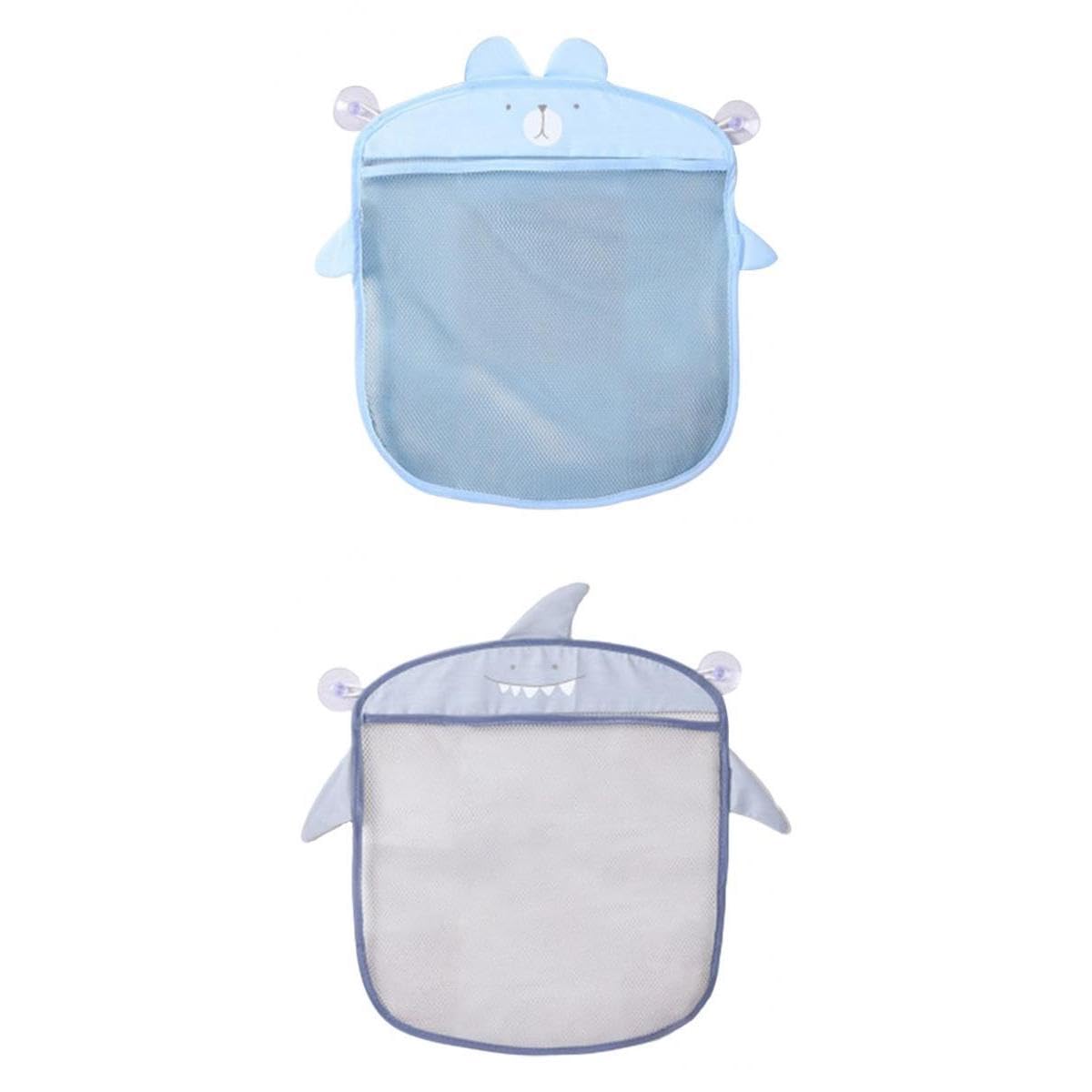 Merishopp 2X Baby Bath Time Tidy Storage Hanging Bag Mesh Bathroom Organiser Net| Baby Bath Set | Newborn Bath Toy