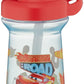 The First Years Disney/Pixar Cars Toddler Straw Cup - Spill Proof Flip Top Toddler Sippy Cups - 18 Months And Up - 10 Oz