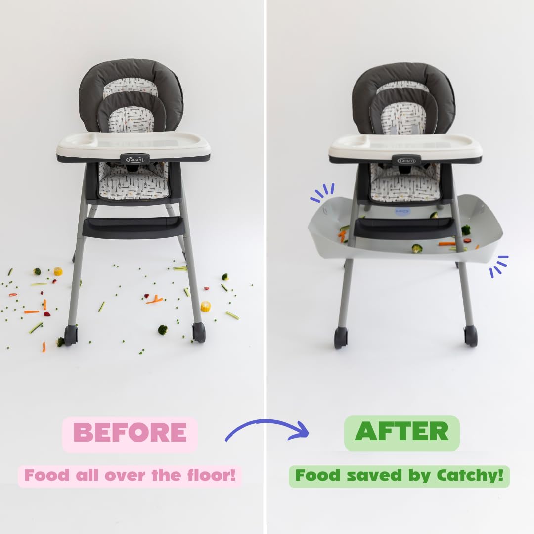 Catchy - Food Catcher - Compatible With Graco Table2Table Lx 6-In-1 High Chair - Highchair Sold Separately - Baby & Toddler Food