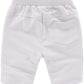 Haxico Toddler Baby Boys Summer Knee Length Solid Cotton Candy Sport Shorts Kids Harem Pants White, 5T