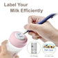 Maymom Wide-Mouth Milk Collection Storage And Feeding Bottle With Nipple, Pink Dome Cap, Bottle Top, Sureseal Sealing Disk; Comp