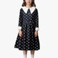 Yuegoo Black Costume Dress For Girls Halloween Costumes Cosplay Party Dress With Accessories 3-12Y (Black+White, 11-12 Years)