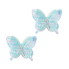 Wistamik Hair Clips Butterfly Hair Clip Glitter Butterfly Hair Clips Kids Clips for Birthday Christmas Children's Day Gift (sky 