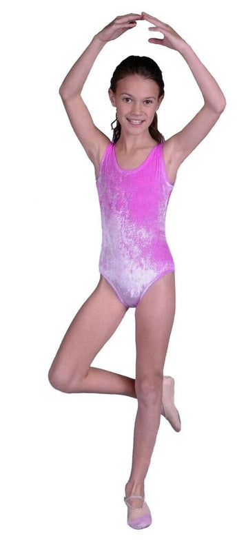 Girl'S Leotard Pink Velvet Xs