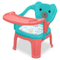Tony Stark Plastic Baby Chair, Feeding Chair With Cushion Seat & High Backrest, Booster Seat For Kids With Removable Tray, Porta