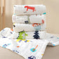 Khillayox Muslin Baby Washcloths Soft Reusable Baby Towels 25x25 cm White Cotton Face Cloths for Newborns Infants Toddlers (6)