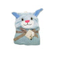 Nema Cute Fleece Animal Shape Hooded Baby Towel/Bathrobe Gray Blue