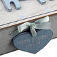 Oaktree Gifts Baby Boy Wooden Memories Keepsake Box Vintage Style