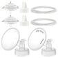 Maymom Pump Parts Compatible with Spectra S1 S2 9 Plus Electric Breastpump, 18mm Flange Valve Tubing Backflow Protector, Not Ori