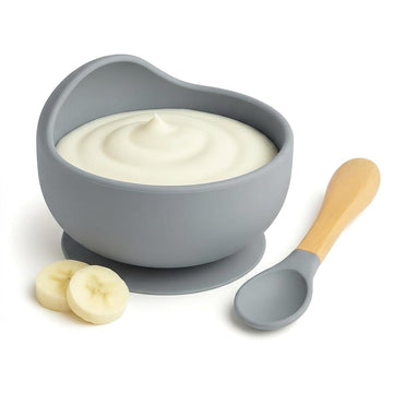 Silicone Suction Bowl & Spoon Set
