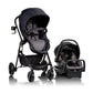 Evenflo Pivot Modular Travel System With Litemax Infant Car Seat (Casual Gray)
