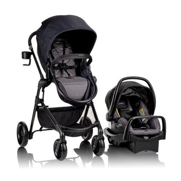 Evenflo Pivot Modular Travel System With Litemax Infant Car Seat (Casual Gray)