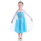 Itvti Little Girls Princess Costume Blue Cosplay Dress Up For Halloween Party With Accessories, Blue, 2-3 Years (Label 100)