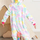 Riverchan Kids Unicorn Onesie Animal Pajamas Halloween Costume (6-8Year)