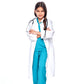 Rauoawby White Lab Coat For Kids - Children'S Lab Coat For Doctor Scientist & Chemistry Experiment Costume Halloween Outfits (Xs