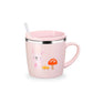 Valueder Kids Baby Toddler Cups Mug Sippy Learning Trainer Cup for Milk Coffee Hot Chocolate Stainless Steel Trainer Straw Cup w