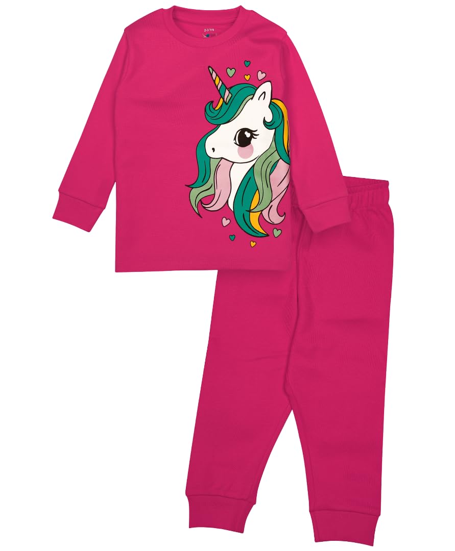 Ventra Mella Nightwear| Soft Cotton Nightwear Sets for Girls| Full Sleeved Pajama Sets for Kids| Nightwear for Girls| Nightwear 