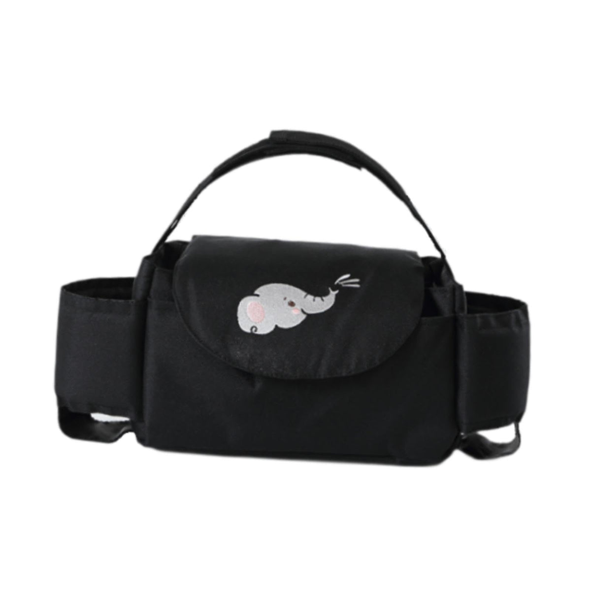 MERISHOPPStrollers Organizer Bag Container Baby Diaper Bag for Pushchair Strollers Pram Black Elephant|Baby|Strollers & Accessor