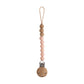 mushie 100% Silicone Baby Pacifier Clip BPA Free | Eva (Blush)
