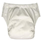 Hybrid Cloth Diaper - Reusable Training Pants, Swim Diaper, Special Needs Briefs, Fits From Baby Up To 10 Years (Size 3, White)