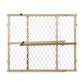 Toddleroo by North States - Diamond Mesh Wooden Baby Gate: Pressure Mounted Baby Gate for Doorways - Adjustable 26.5 to 42 Inche