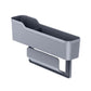 SAZ DEKOR Car Interior Seat Gap Organizer with Cup Holder Accessory for Holding Phone Long Grey