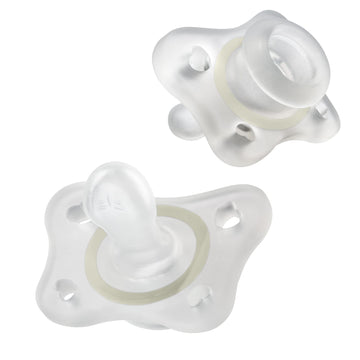 Chicco Physioforma 100% Silicone Mini Glow In The Dark Pacifier For Babies Aged 2-6 Months | Bpa & Latex Free | Reusable Sterili