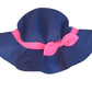 Vimeet Kid Baby Summer Hat Baby Sun Hat Toddler Beach Hat Baby Bucket Hat Dark Blue