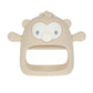 Nuby Silicone Wrist Teething Mitten - Baby Teether Ring - 3+ Months - Provides Teething Relief for Babies and Toddlers - Brown M
