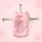 Baby Bath Cushion Pad Newborn Bathtub Mat Infant Bath Supporter Net Baby Bathtub Pillow Non-Slip Floating Bathing Tub Seat (Pink