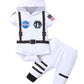Singcoco Baby Boy Girl Costume Outfit Astronaut Costume (Astronaut-Short,6-12Months )