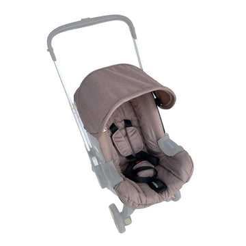 Seat Cushion Changing Kits Clothes, Sun Shade, Stroller Canopy Compatible with Doona Car Seat & Stroller (Brown)