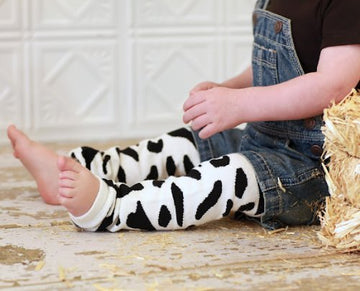 Judanzy Christmas And Halloween Baby And Toddler Leg Warmers For Girls And Boys (One Size, Cow)