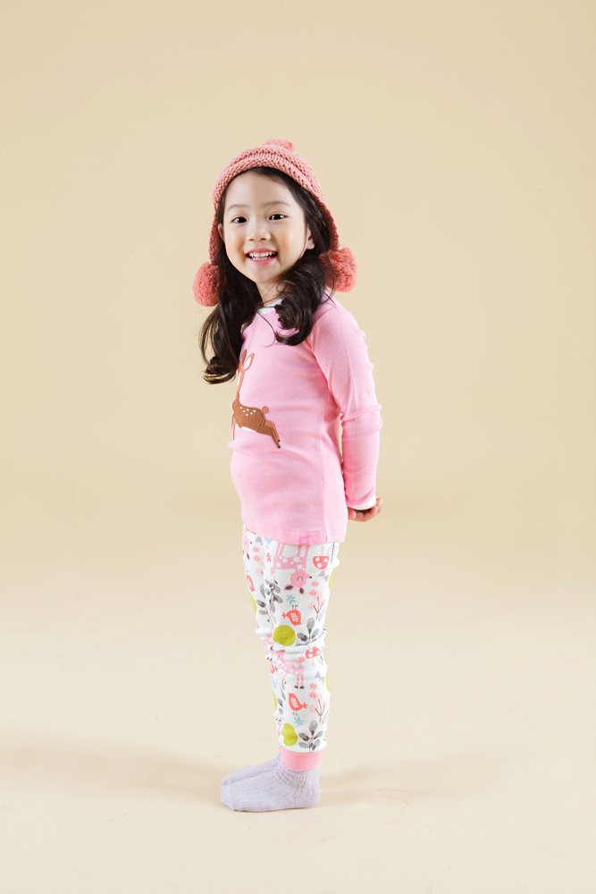 Vaenait Baby Kids Boys Girls Sleepwear Pajama 2Pcs Set Mini Bambi 12-18M/Xs