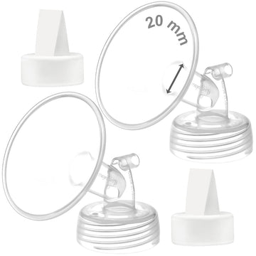 Maymom 20 mm Flange and Duckbill Valve Compatible with Spectra S1 Spectra S2 Spectra 9 Plus Not Original Spectra Pump Parts Repl