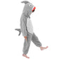Lolanta Funny Halloween Costumes Kids Shark One Piece Animal Rompers For Kids Halloween Fancy Dress(Gray, 2-3T)