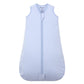 Mosebears Sleep Sack Baby Winter Wearable Blanket with 2-Way Zipper,2.5 TOG Cotton Sleep Sack Unisex (Fog Blue, 18-24 Months)