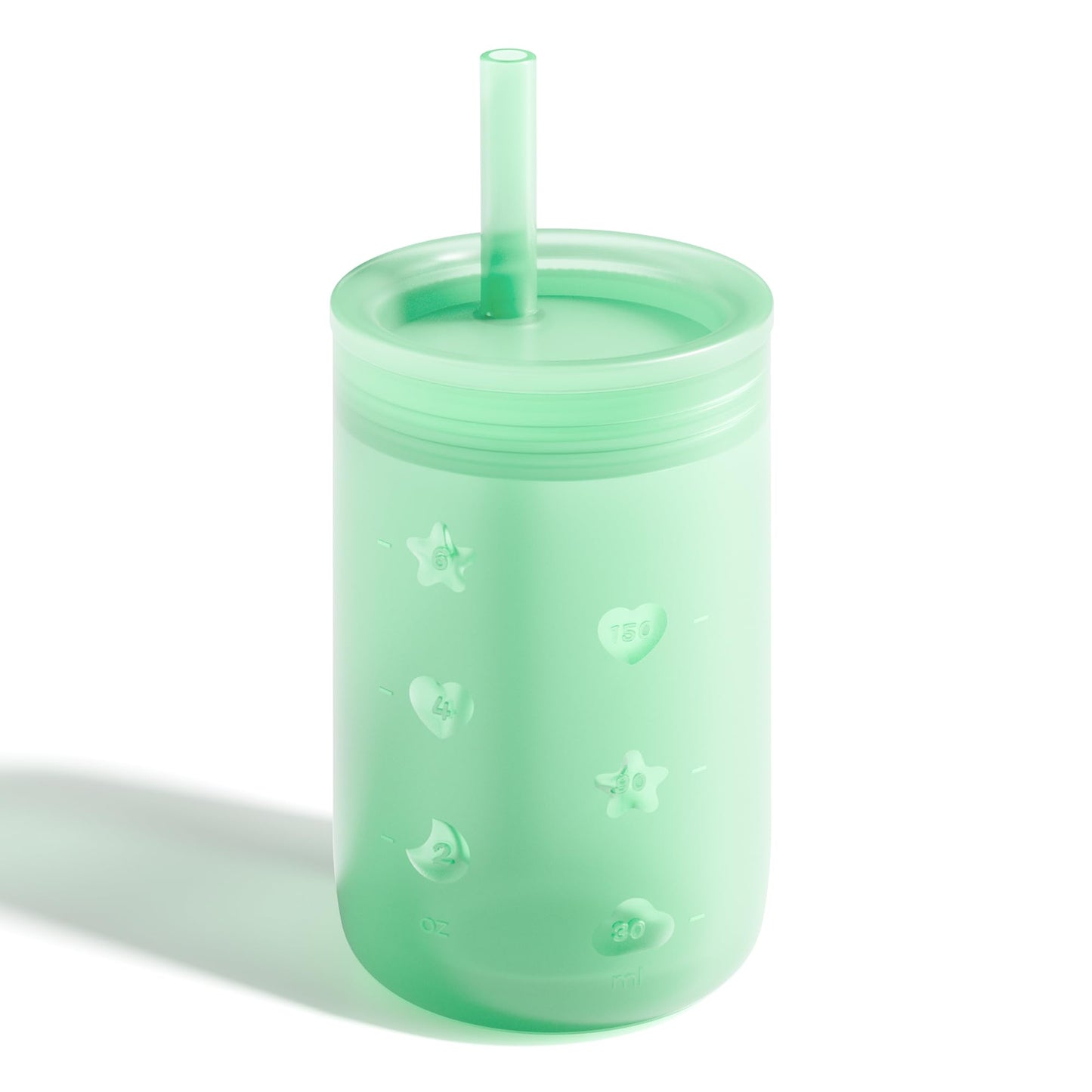 Login Life Sippy Cup for 6/6+ Month Old, Silicone Training Cup with Straw Lid, 7 oz Baby Cups 6-12 Months, for Infant and Toddle