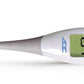 Adc Fast Read Digital Thermometer, Flexible Tip And Large Quick Read Lcd Display With Color-Coded Backlighting , White - 418N