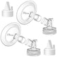 Pumpmom-Us 19Mm Soft Rim Flanges Compatible With Spectra S2 S1 9 Plus Breastpumps Accessories, Replacement Breast Shield And Duc