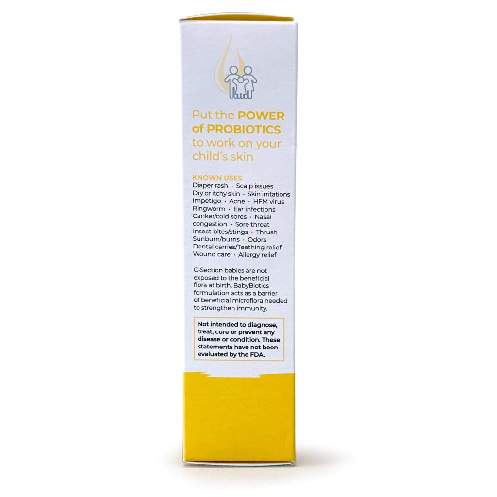Babybiotics - Topical Probiotic Body Care For Children Of All Ages 4Oz -Hypoallergenic, Vegan, Non Gmo, Gf, 100% Natural Live Pr