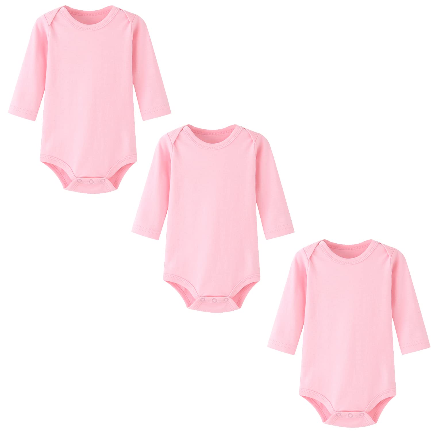 Enfants Ch?Is Newborn Baby Bodysuit Pink 3 Months