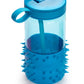 Melii Spikey Kids Water Bottle With Straw, 17Oz (Blue)