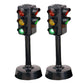 Kisangel 2pcs Traffic Signals Lamp Toy Traffic Lights with Sound Light Early Education Toy for Kindergarten Kids Toddler Baby Ki