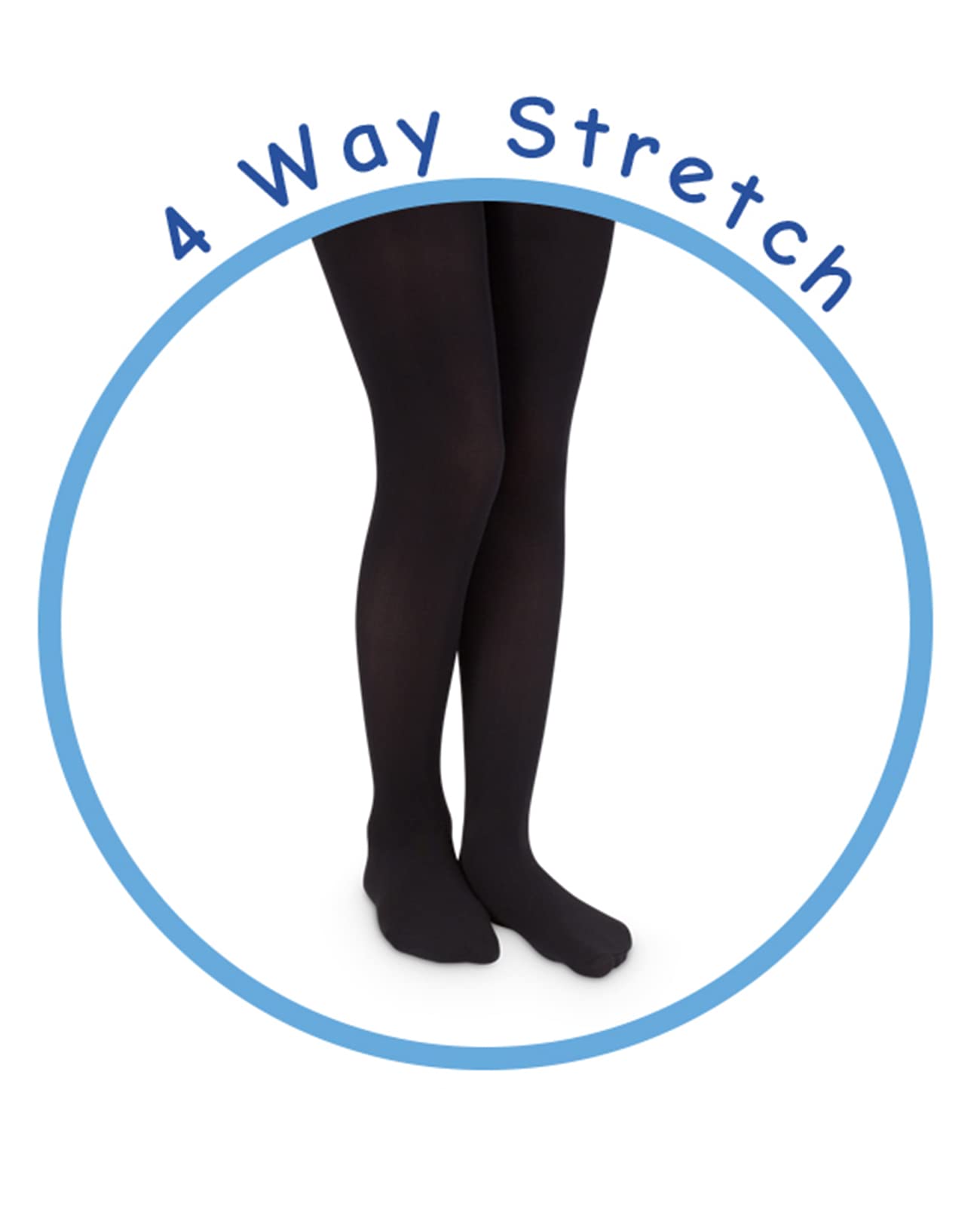 Jefferies Socks Baby-Girls Newborn Smooth Microfiber Tights 3 Pair Pack, Ivory, 0-6 Months