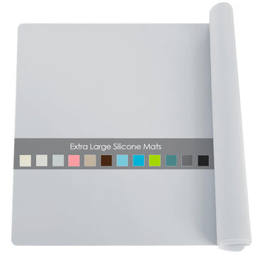 Extra Large Silicone Mat, Food-Grade Flexible Silicone Table Mats For Kids Non-Slip Placemat Waterproof Heat Insulation Countert