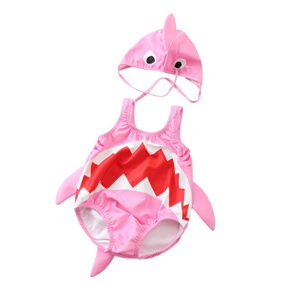 Baby Boys Girls Swimsuit One Piece Shark Sunsuit Bathing Suit Upf 50+ Toddler Swimwear Set Rash Guard Summer
