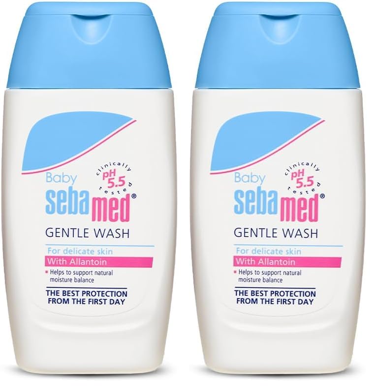 Sebamed Baby Gentle Wash 50 Ml|Ph 5.5| Body Wash|Soap Free|Tear Free| (Pack Of 2)