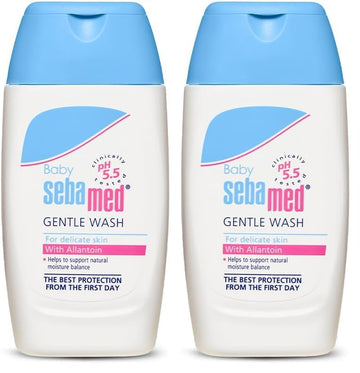 Sebamed Baby Gentle Wash 50 Ml|Ph 5.5| Body Wash|Soap Free|Tear Free| (Pack Of 2)